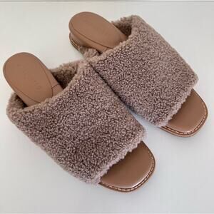 Aerosole Yorketown Faux Shearling Sandal